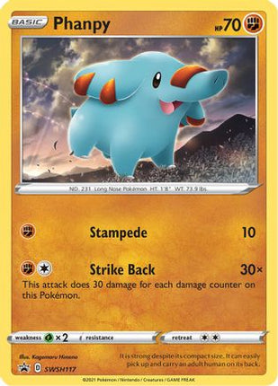 Phanpy - SWSH117 - SWSH117/null [SWSH: Sword & Shield Promo Cards] Holofoil