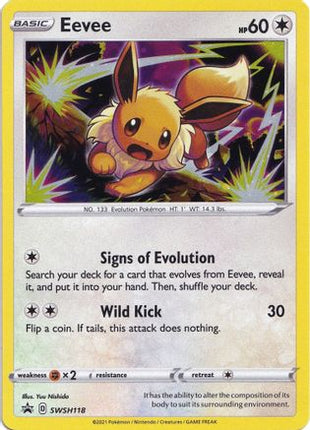 Eevee - SWSH118 - SWSH118/null [SWSH: Sword & Shield Promo Cards] Holofoil