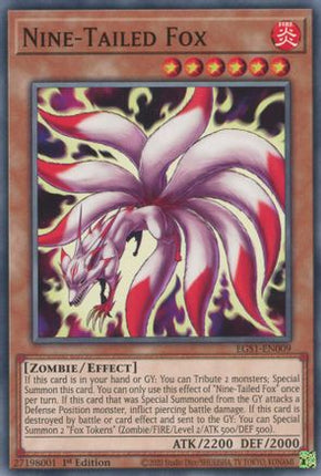 Nine-Tailed Fox (Common / Short Print) [EGS1-EN009] Egyptian God Deck: Slifer the Sky Dragon Unlimited