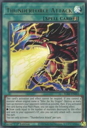 Thunderforce Attack (Ultra Rare) [EGS1-EN003] Egyptian God Deck: Slifer the Sky Dragon Unlimited