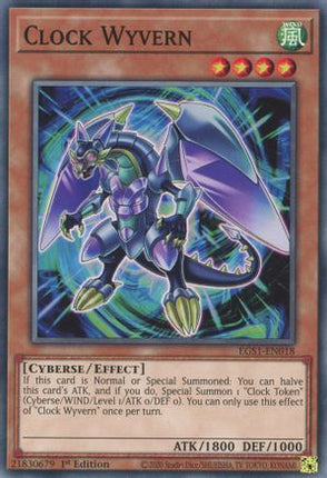 Clock Wyvern (Common / Short Print) [EGS1-EN018] Egyptian God Deck: Slifer the Sky Dragon 1st Edition
