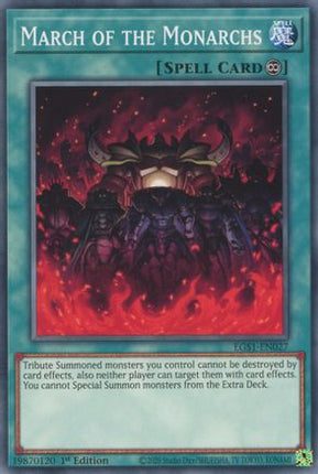 March of the Monarchs (Common / Short Print) [EGS1-EN027] Egyptian God Deck: Slifer the Sky Dragon Unlimited