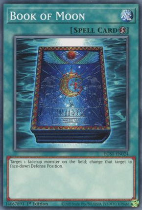 Book of Moon (Common / Short Print) [EGS1-EN024] Egyptian God Deck: Slifer the Sky Dragon Unlimited