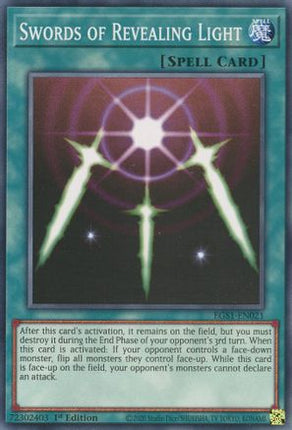 Swords of Revealing Light (Common / Short Print) [EGS1-EN021] Egyptian God Deck: Slifer the Sky Dragon Unlimited