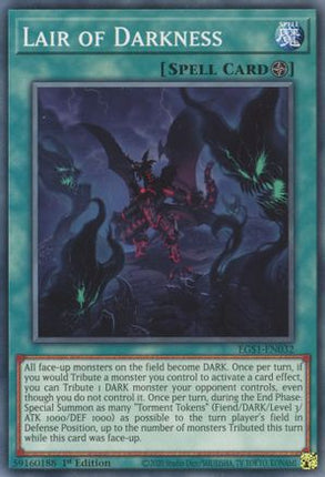 Lair of Darkness (Common / Short Print) [EGS1-EN032] Egyptian God Deck: Slifer the Sky Dragon 1st Edition