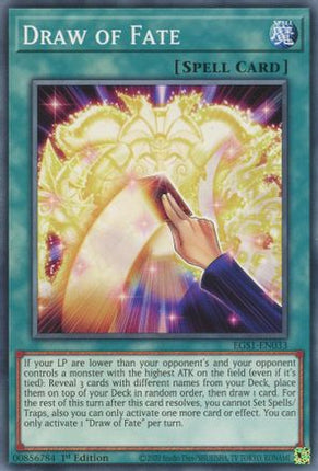 Draw of Fate (Common / Short Print) [EGS1-EN033] Egyptian God Deck: Slifer the Sky Dragon 1st Edition