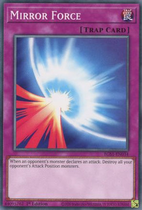 Mirror Force (Common / Short Print) [EGS1-EN034] Egyptian God Deck: Slifer the Sky Dragon Unlimited