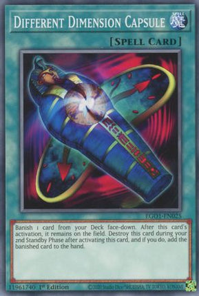Different Dimension Capsule (Common / Short Print) [EGO1-EN025] Egyptian God Deck: Obelisk the Tormentor 1st Edition
