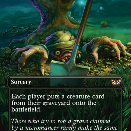 Exhume (Borderless) [Duskmourn: House of Horror Commander]