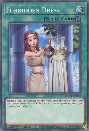 Forbidden Dress (Common / Short Print) [EGO1-EN030] Egyptian God Deck: Obelisk the Tormentor 1st Edition