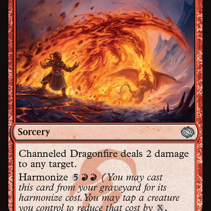 Channeled Dragonfire [Tarkir: Dragonstorm] Foil