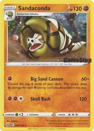 Sandaconda - 082/163 (Gamestop Exclusive) [Miscellaneous Cards & Products] Holofoil