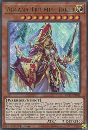 Arcana Triumph Joker (Ultra Rare) [KICO-EN001] Ultra Rare