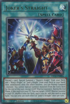 Joker's Straight (Ultra Rare) [KICO-EN004] 1st Edition