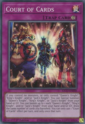 Court of Cards (Super Rare) [KICO-EN008] 1st Edition
