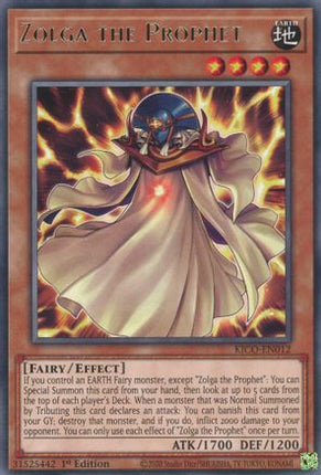 Zolga the Prophet (Rare) [KICO-EN012] 1st Edition