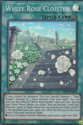 White Rose Cloister (Super Rare) [KICO-EN019] Super Rare