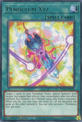 Pendulum Xyz (Rare) [KICO-EN023] 1st Edition
