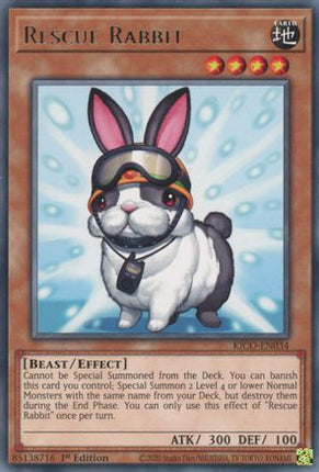 Rescue Rabbit (Rare) [KICO-EN034] 1st Edition