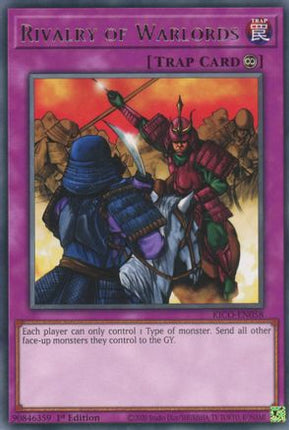 Rivalry of Warlords (Rare) [KICO-EN058] 1st Edition