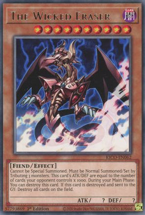 The Wicked Eraser (Rare) [KICO-EN062] 1st Edition