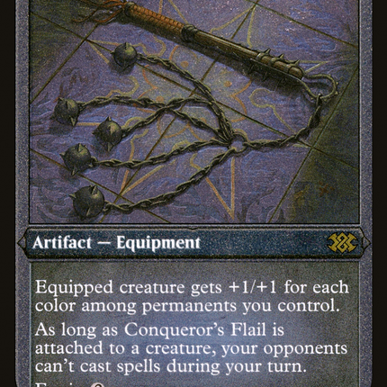 Conqueror's Flail [Double Masters 2022] Etched Foil