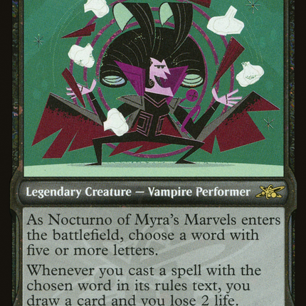Nocturno of Myra's Marvels (Showcase) [Unfinity] Galaxy Foil
