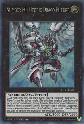 Number F0: Utopic Draco Future (CR) (Collector's Rare) [KICO-EN013] 1st Edition