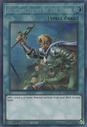Reinforcement of the Army (CR) (Collector's Rare) [KICO-EN051] 1st Edition