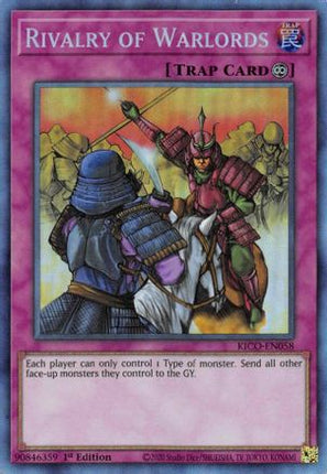 Rivalry of Warlords (CR) (Collector's Rare) [KICO-EN058] 1st Edition