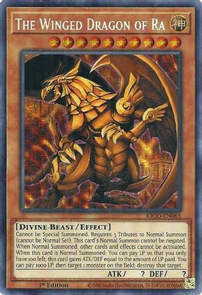 The Winged Dragon of Ra (Secret Pharaoh's Rare)  [KICO-EN065] 1st Edition