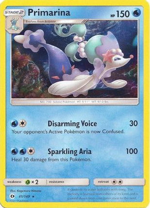 Primarina - 41/149 (Water Web Holo) [Miscellaneous Cards & Products] Holofoil