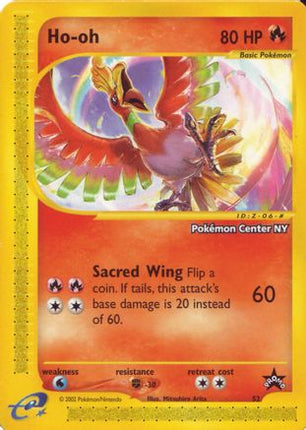 Ho-oh [Pokemon Center NY] - 52/null [WoTC Promo]