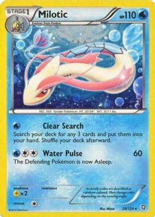 Milotic - 28/124 (Cosmos Holo) [Blister Exclusives] Holofoil