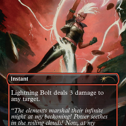 Lightning Bolt (Borderless) [Secret Lair Drop]