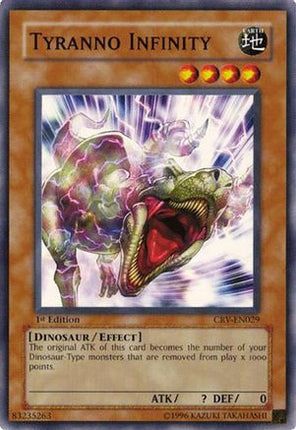 Tyranno Infinity (Common / Short Print) [CRV-EN029] Cybernetic Revolution Unlimited