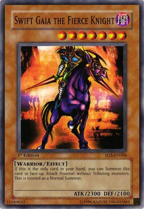 Swift Gaia the Fierce Knight (Common / Short Print) [SD5-EN006] Structure Deck: Warrior's Triumph 1st Edition