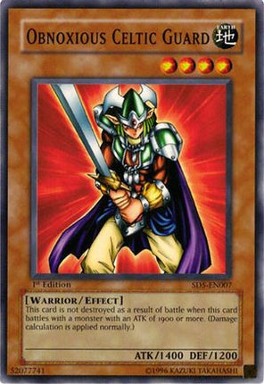 Obnoxious Celtic Guard (Common / Short Print) [SD5-EN007] Structure Deck: Warrior's Triumph 1st Edition
