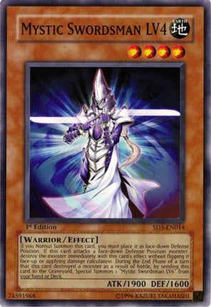 Mystic Swordsman LV4 (Common / Short Print) [SD5-EN014] Structure Deck: Warrior's Triumph 1st Edition