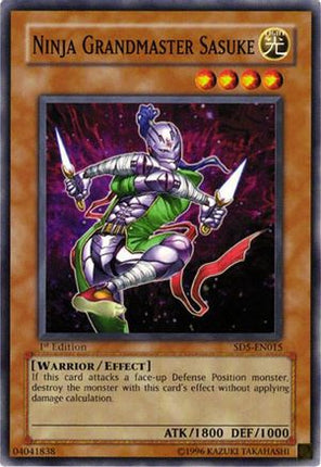 Ninja Grandmaster Sasuke (Common / Short Print) [SD5-EN015] Structure Deck: Warrior's Triumph 1st Edition