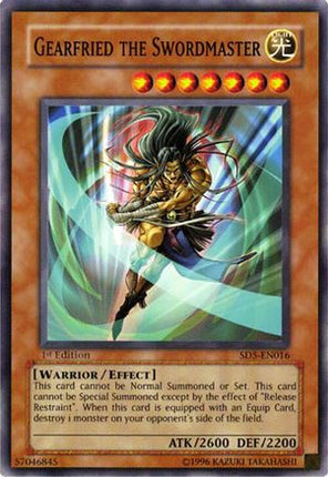 Gearfried the Swordmaster (Common / Short Print) [SD5-EN016] Structure Deck: Warrior's Triumph 1st Edition