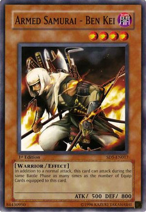 Armed Samurai - Ben Kei (Common / Short Print) [SD5-EN017] Structure Deck: Warrior's Triumph 1st Edition