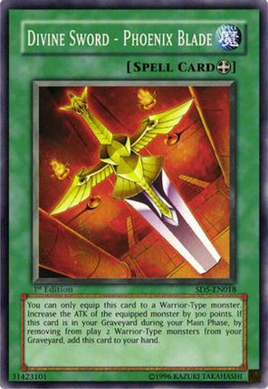 Divine Sword - Phoenix Blade (Common / Short Print) [SD5-EN018] Structure Deck: Warrior's Triumph 1st Edition
