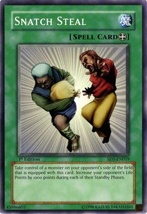 Snatch Steal (Common / Short Print) [SD5-EN019] Structure Deck: Warrior's Triumph 1st Edition