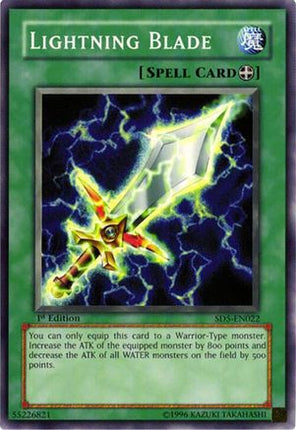 Lightning Blade (Common / Short Print) [SD5-EN022] Structure Deck: Warrior's Triumph 1st Edition