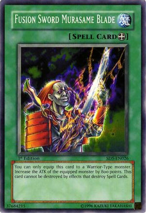 Fusion Sword Murasame Blade (Common / Short Print) [SD5-EN026] Structure Deck: Warrior's Triumph 1st Edition