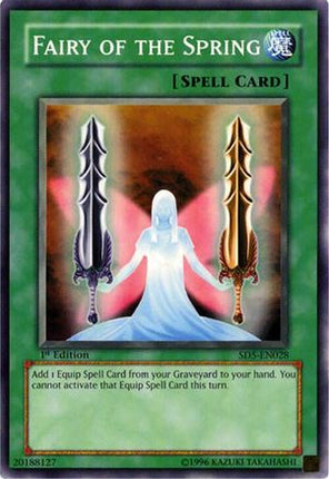 Fairy of the Spring (Common / Short Print) [SD5-EN028] Structure Deck: Warrior's Triumph 1st Edition