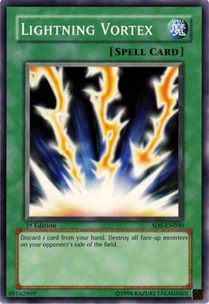 Lightning Vortex (Common / Short Print) [SD5-EN030] Structure Deck: Warrior's Triumph 1st Edition