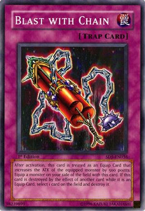 Blast with Chain (Common / Short Print) [SD5-EN036] Structure Deck: Warrior's Triumph 1st Edition