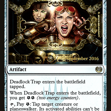 Deadlock Trap [Kaladesh Promos] Prerelease Foil